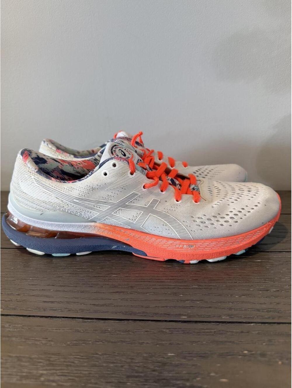 ASICS Women's Multi and White Trainer - Picture 3 of 6